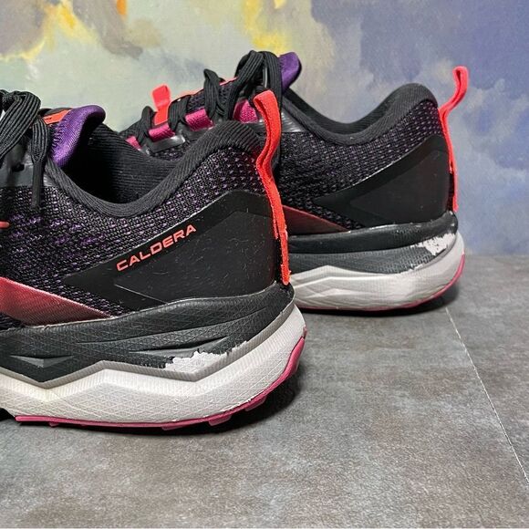 Brooks Caldera 5 Women's Black/Purple Trail Running Shoes Size 7.5B - Picture 10 of 16